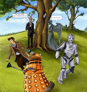 Doctor Who: hide and side, by DameEleusys on DeviantArt
